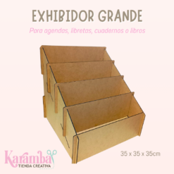Exhibidor para agendas, libretas o libros - Modelo grande