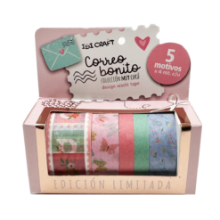 Cintas decorativas autoadhesivas whasi tape Ibi Craft- Correo bonito  "Muy Cucu"