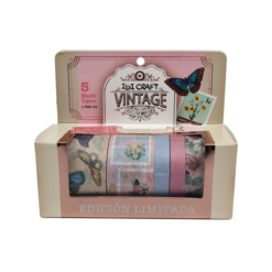 Cintas decorativas autoadhesivas whashi tape Ibi Craft- Correo bonito  "Vintage"