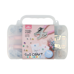 Kit Colocadora Ojalillos Ibi Craft 2 Punteros 160 Ojalillos