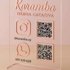 Cartel Personalizado para Redes y Contacto – Modelo Base