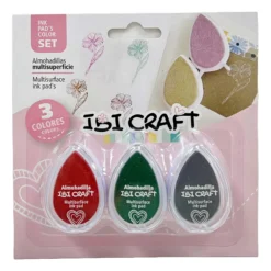 Set De 3 Almohadillas De Colores Ibi Craft Multisuperficies