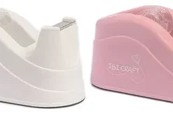 Dispensador Cinta Adhesiva D Mesa Ibi Craft Hasta 18mm Ancho Color Rosa Tendance