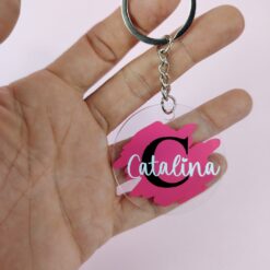 Llavero de acrílico personalizado con vinilo- Venta mínima 10un