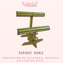 Exhibidor Doble - para pulseras, relojes, colitas