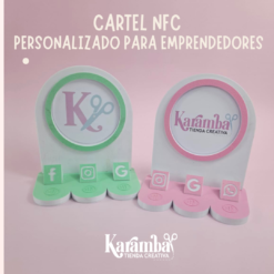 Cartel con NFC
