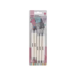 Set 5 Herramienta Vinilo Stylus X2 Punzon Espatula Ibi Craft Color Blanco