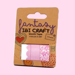 Whashi Tape Ibi Craft-Tonos Rosa