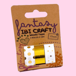 Whashi Tape Ibi Craft- Foil Dorado