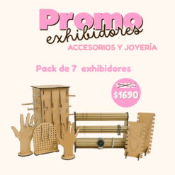 Pack de exhibidores   Joyería y accesorios