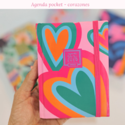 Agenda Pocket Omega- Corazones