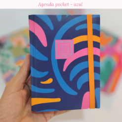 Agenda Pocket Omega- color azùl